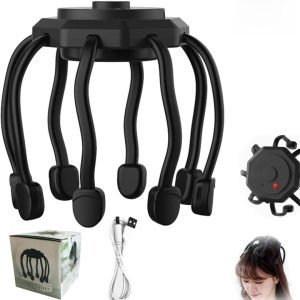 electric head massager octopus scalp massager therapy device