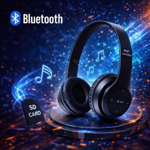 p47 stereo head mounted bluetooth
